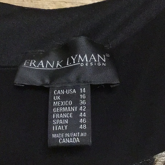 Frank Lyman animal print dress size 14 - Picture 2 of 3